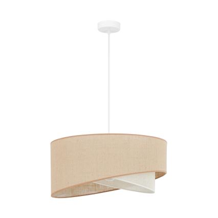 Brilagi - LED-kattokruunu johdossa LYRA 1xE27/15W/230V beige/kerma