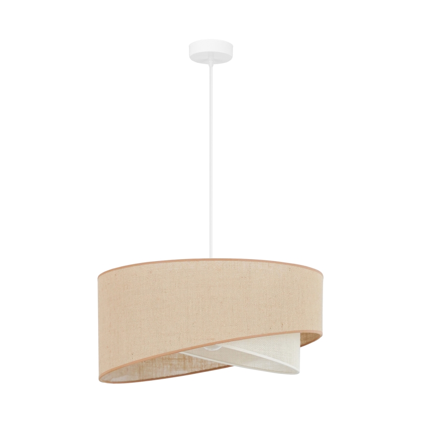 Brilagi - LED-kattokruunu johdossa LYRA 1xE27/15W/230V beige/kerma