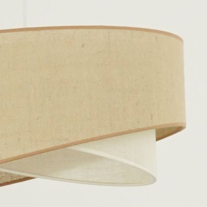 Brilagi - LED-kattokruunu johdossa LYRA 1xE27/15W/230V beige/kerma