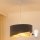 Brilagi - LED-kattokruunu johdossa LYRA 1xE27/15W/230V harmaa/kerma/kulta