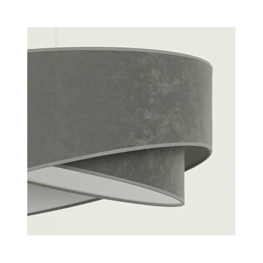 Brilagi - LED-kattokruunu johdossa LYRA 1xE27/15W/230V harmaa/valkoinen