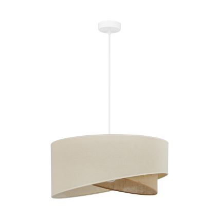 Brilagi - LED-kattokruunu johdossa LYRA 1xE27/15W/230V kerma/beige