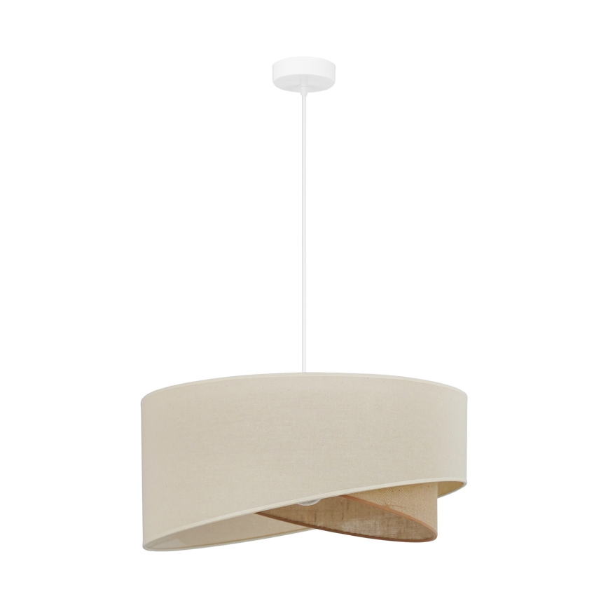 Brilagi - LED-kattokruunu johdossa LYRA 1xE27/15W/230V kerma/beige