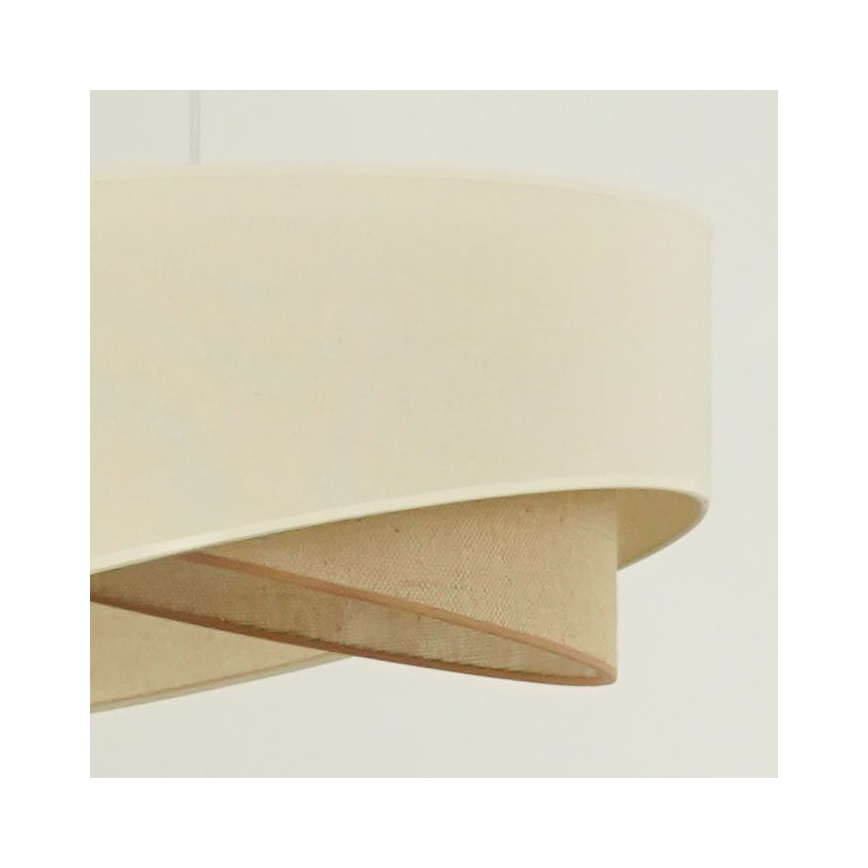 Brilagi - LED-kattokruunu johdossa LYRA 1xE27/15W/230V kerma/beige