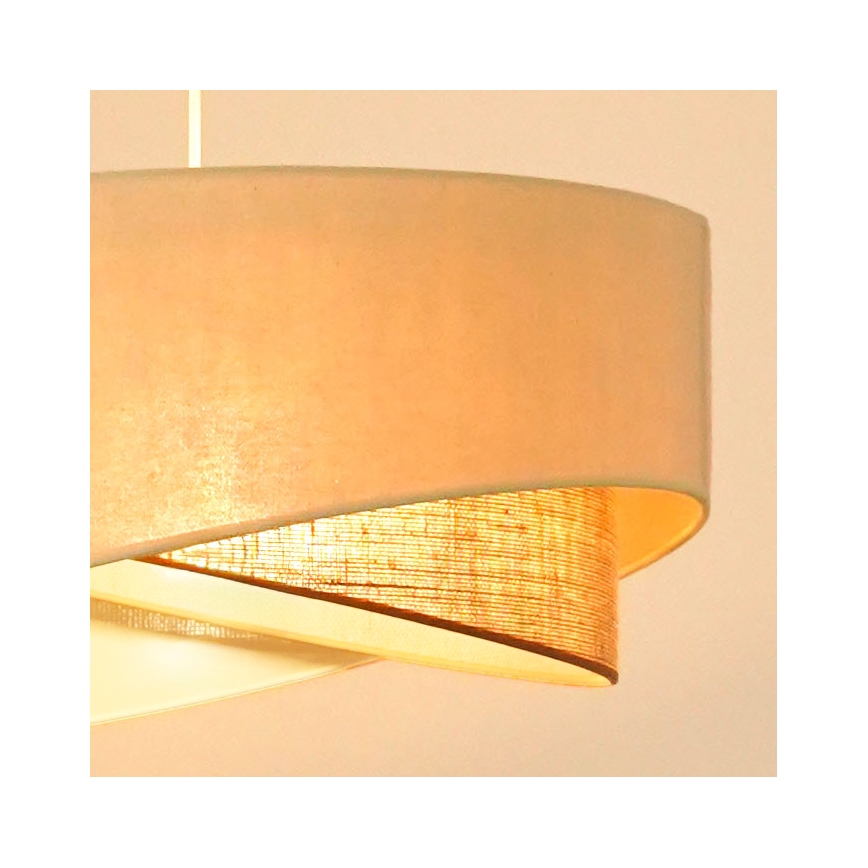 Brilagi - LED-kattokruunu johdossa LYRA 1xE27/15W/230V kerma/beige