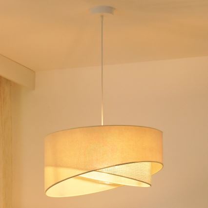 Brilagi - LED-kattokruunu johdossa LYRA 1xE27/15W/230V kerma