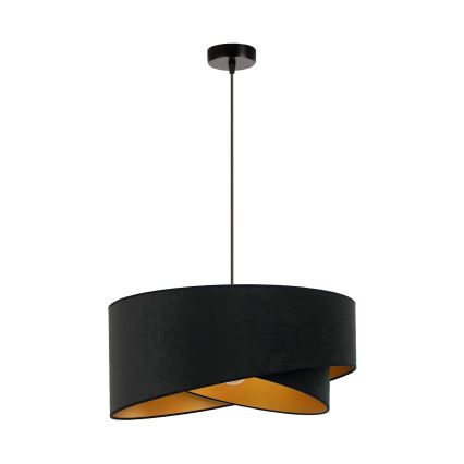 Brilagi - LED-kattokruunu johdossa LYRA 1xE27/15W/230V musta/kulta