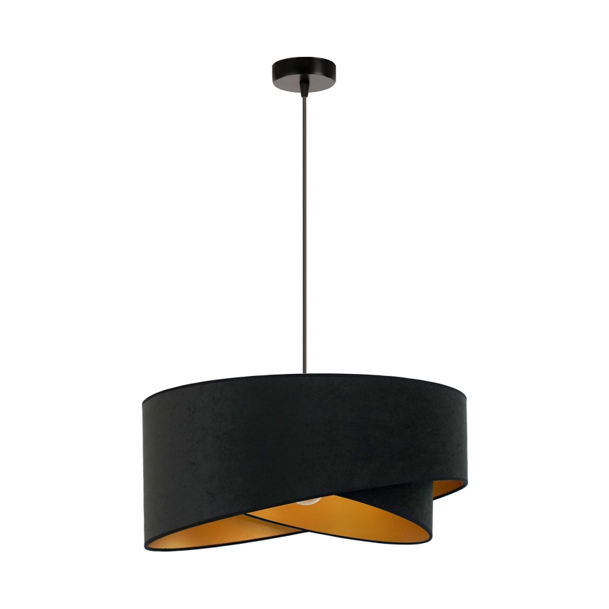 Brilagi - LED-kattokruunu johdossa LYRA 1xE27/15W/230V musta/kulta
