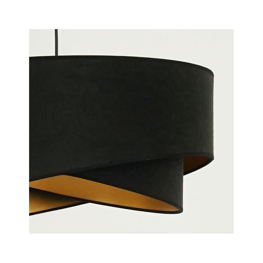 Brilagi - LED-kattokruunu johdossa LYRA 1xE27/15W/230V musta/kulta