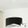 Brilagi - LED-kattokruunu johdossa LYRA 1xE27/15W/230V musta/valkoinen