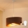 Brilagi - LED-kattokruunu johdossa LYRA 1xE27/15W/230V ruskea/kulta