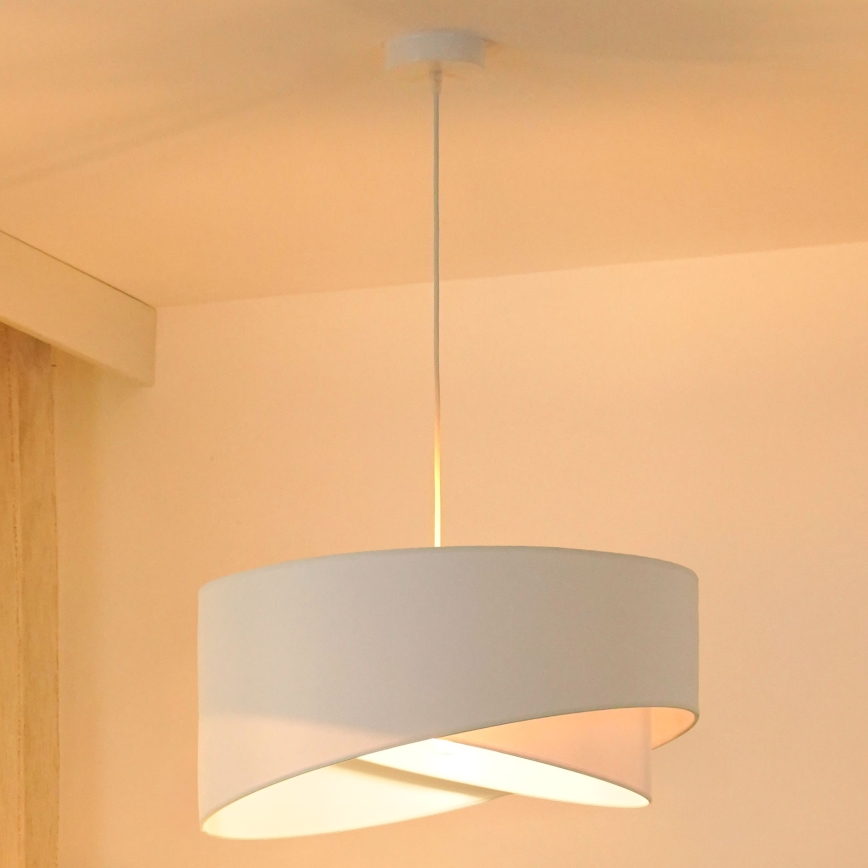 Brilagi - LED-kattokruunu johdossa LYRA 1xE27/15W/230V valkoinen