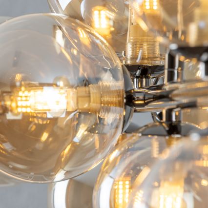 Brilagi - LED-kattokruunu johdossa MILLA 10xG9/3W/230V kiiltävä kromi/kulta