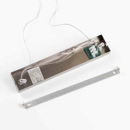 Brilagi - LED-kattokruunu johdossa MILLA 10xG9/3W/230V kiiltävä kromi/savuinen