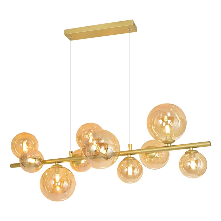 Brilagi - LED-kattokruunu johdossa MILLA 10xG9/3W/230V kulta