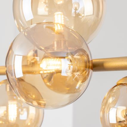 Brilagi - LED-kattokruunu johdossa MILLA 10xG9/3W/230V kulta