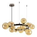 Brilagi - LED-kattokruunu johdossa MILLA 15xG9/3W/230V kiiltävä kromi/kulta