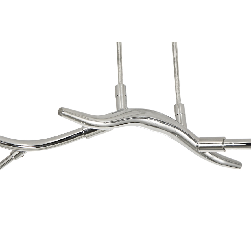 Brilagi - LED-kattokruunu johdossa MISTEL 6xG9/3W/230V kiiltävä kromi/savuinen