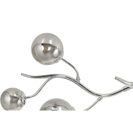 Brilagi - LED-kattokruunu johdossa MISTEL 6xG9/3W/230V kiiltävä kromi/savuinen