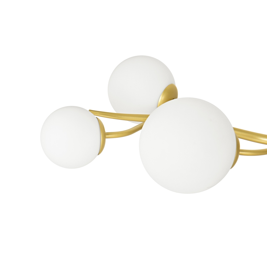 Brilagi - LED-kattokruunu johdossa MISTEL 6xG9/3W/230V kulta/valkoinen