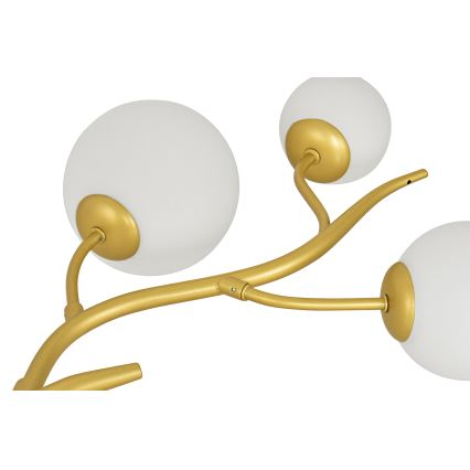 Brilagi - LED-kattokruunu johdossa MISTEL 6xG9/3W/230V kulta/valkoinen