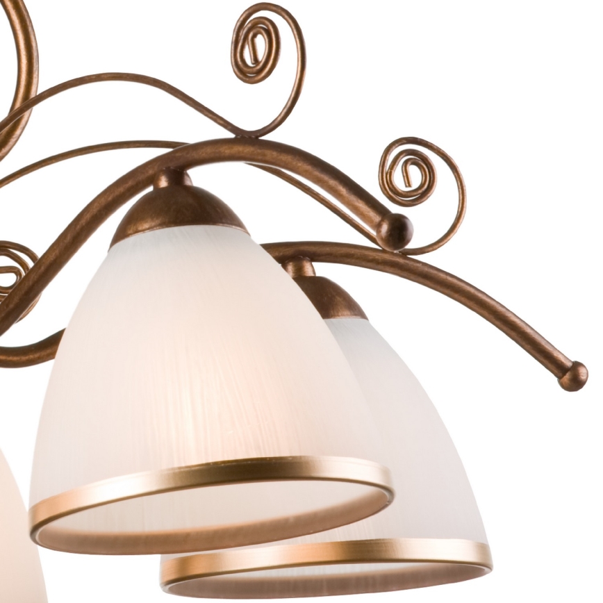 Brilagi - LED Kattokruunu ketjussa ANTICO 5xE27/60W/230V pronssi patina