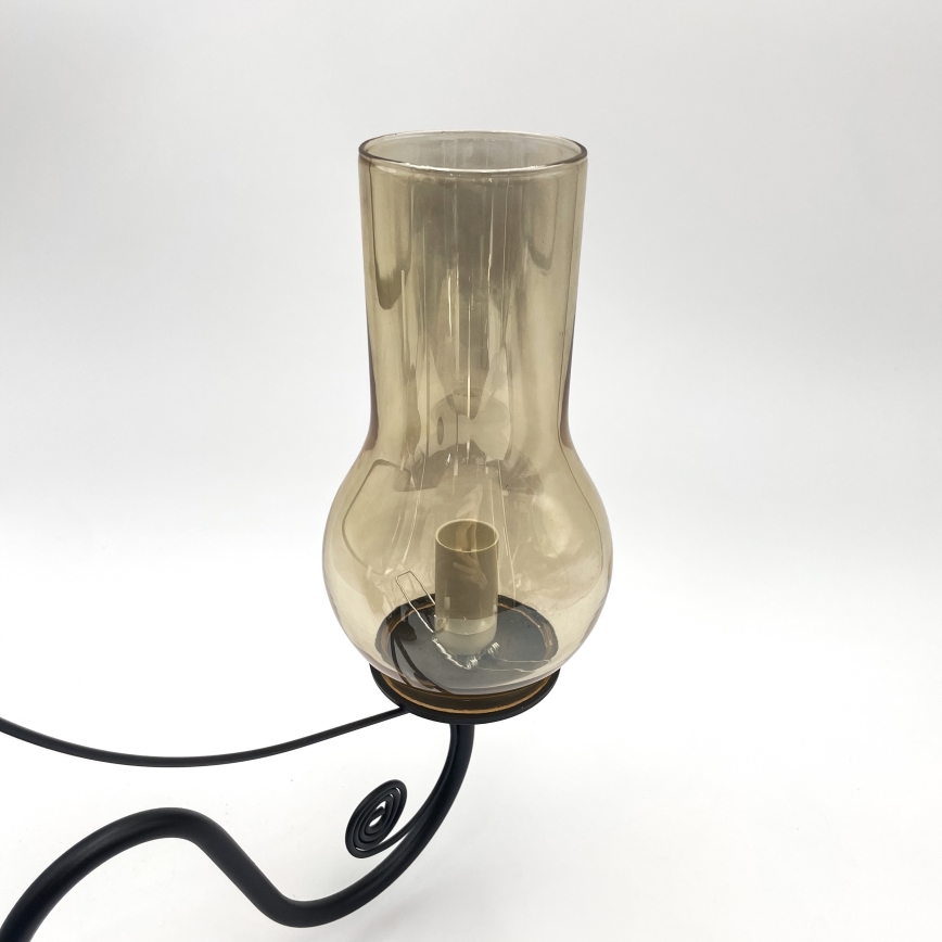 Brilagi - LED Kattokruunu ketjussa COTTAGE 3xE14/40W/230V musta/ruskea