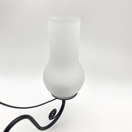 Brilagi - LED Kattokruunu ketjussa COTTAGE 3xE14/40W/230V musta/valkoinen