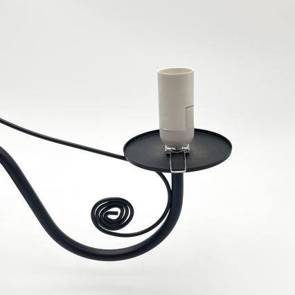 Brilagi - LED Kattokruunu ketjussa COTTAGE 3xE14/40W/230V musta/valkoinen