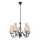 Brilagi - LED Kattokruunu ketjussa COTTAGE 5xE14/40W/230V musta/ruskea
