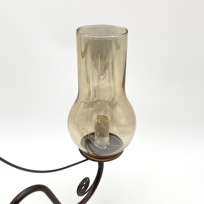 Brilagi - LED Kattokruunu ketjussa COTTAGE 5xE14/40W/230V ruskea