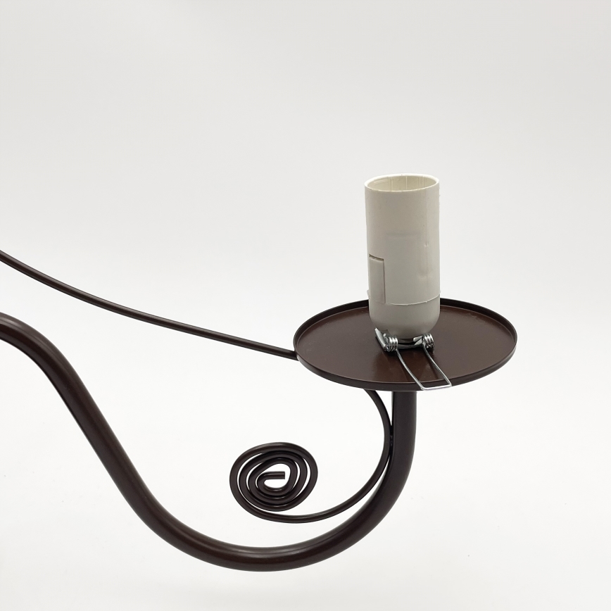 Brilagi - LED Kattokruunu ketjussa COTTAGE 5xE14/40W/230V ruskea