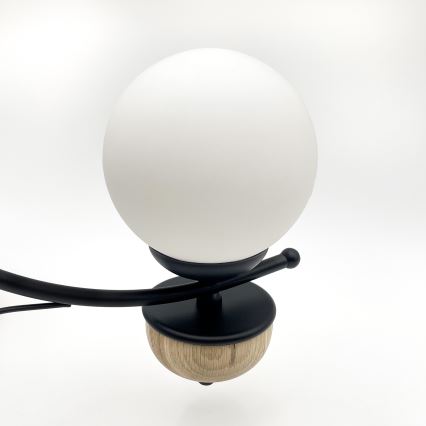 Brilagi - LED Kattokruunu ketjussa COTTAGE 5xG9/40W/230V pyökki/valkoinen