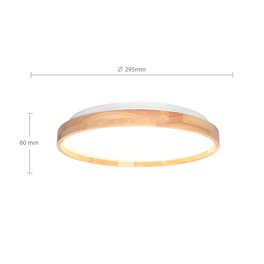Brilagi - LED-kattovalaisin ALSON LED/24W/230V tammi