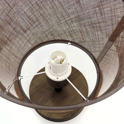 Brilagi - LED Pinta kattovalaisin ANTHONY 1xE14/60W/230V tammi-pähkinä/ruskea
