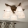 Brilagi - LED Kattovalaisin ANTHONY 5xE14/40W/230V tammi-pähkinä/valkoinen