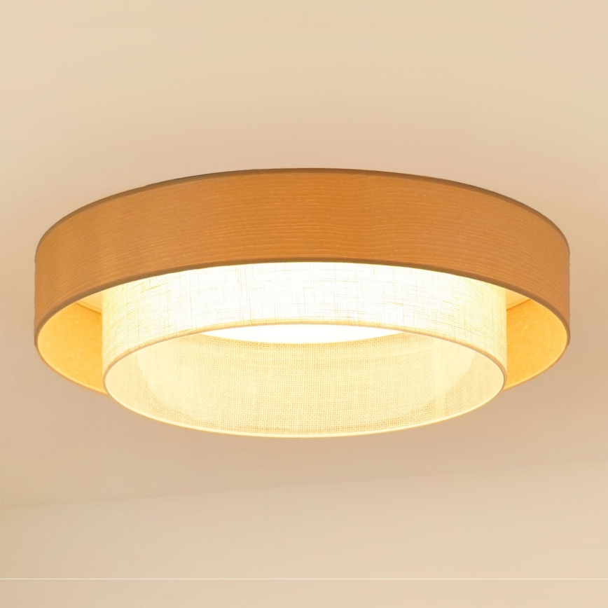 Brilagi - LED-kattovalaisin ARIZONA BOHO LED/26W/230V halkaisija 60 cm beige
