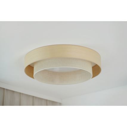 Brilagi - LED-kattovalaisin ARIZONA BOHO LED/26W/230V halkaisija 60 cm beige