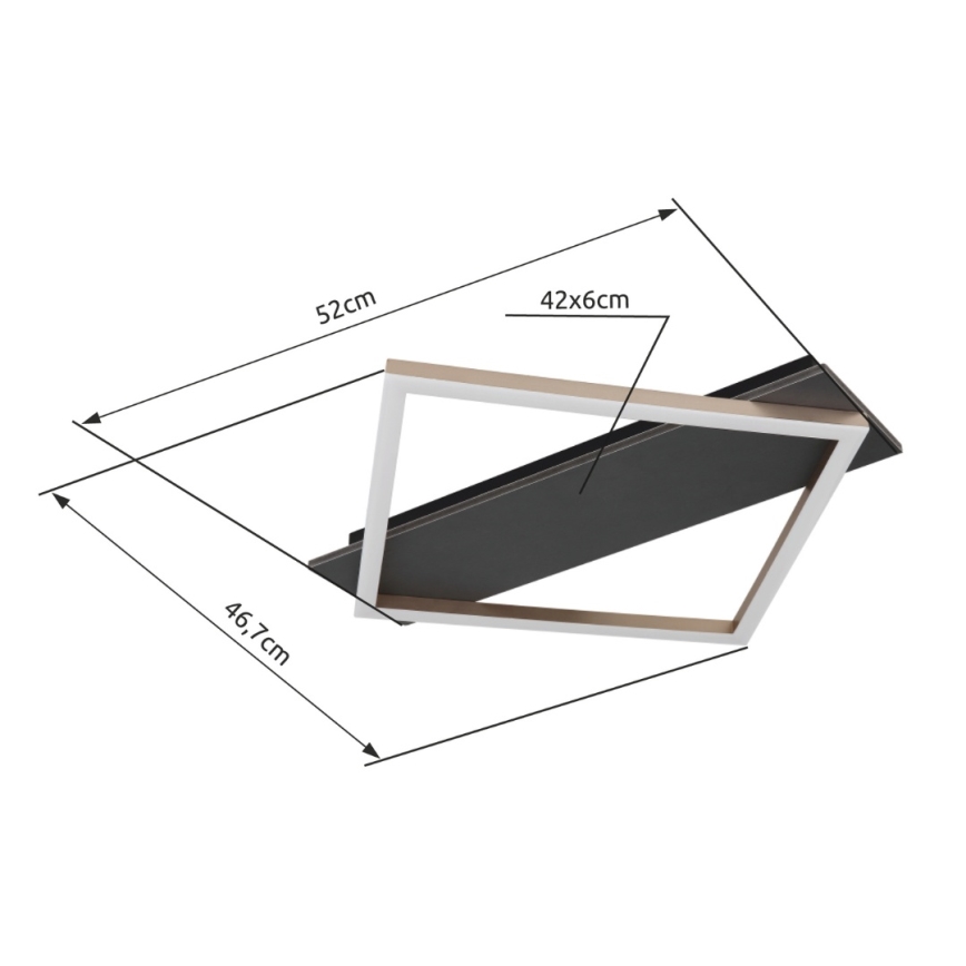 Brilagi - LED-kattovalaisin AXIS LED/18W/230V