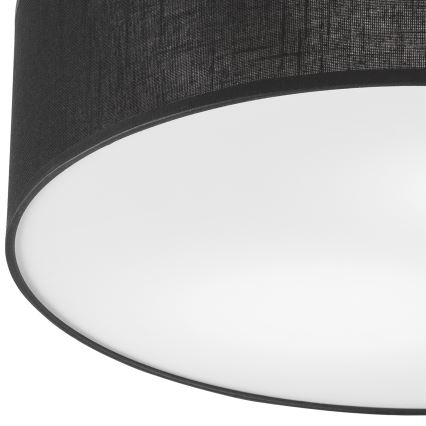 Brilagi - LED Kattovalaisin BELLADONNA 2xE27/15W/230V halkaisija 40 cm musta/mänty