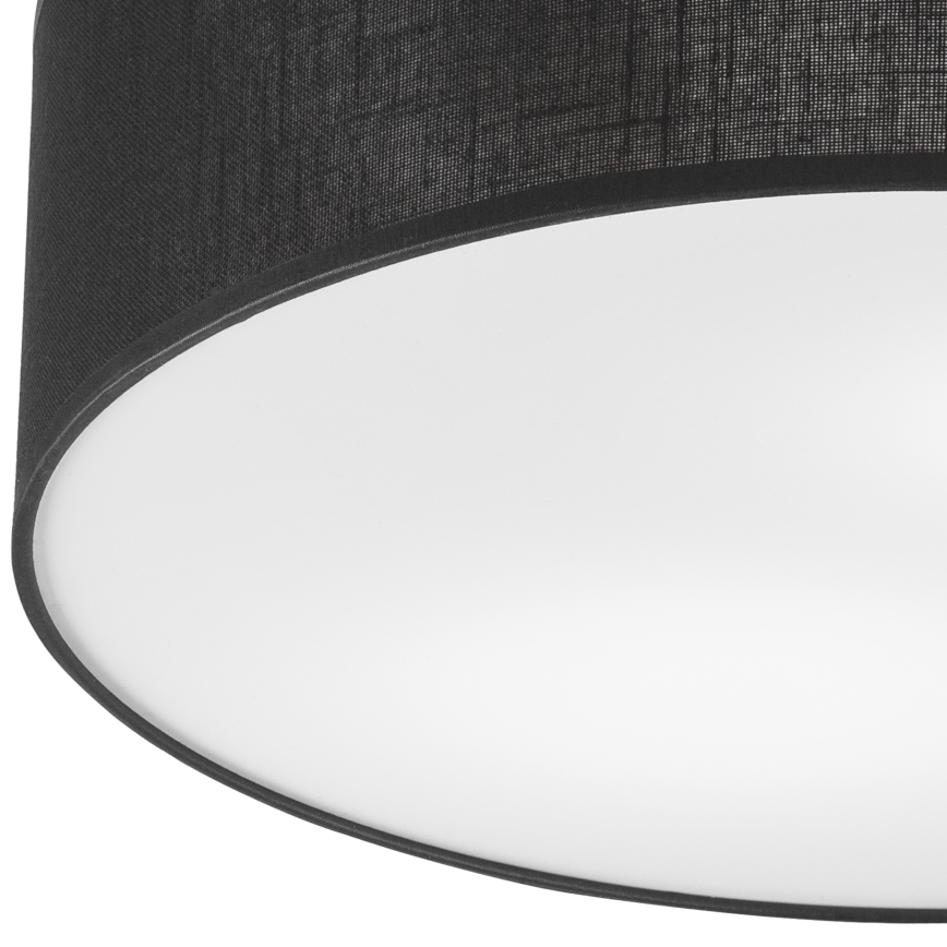 Brilagi - LED Kattovalaisin BELLADONNA 2xE27/15W/230V halkaisija 40 cm musta/mänty