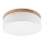 Brilagi - LED Kattovalaisin BELLADONNA 3xE27/15W/230V halkaisija 50 cm valkoinen/tammi