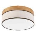 Brilagi - LED-kattovalaisin BELLADONNA LED/20W/230V Ø 30 cm kerma/tammi
