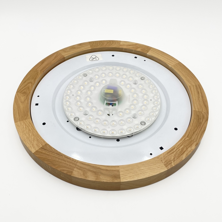 Brilagi - LED-kattovalaisin BELLADONNA LED/36W/230V halkaisija 40 cm kerma/tammi
