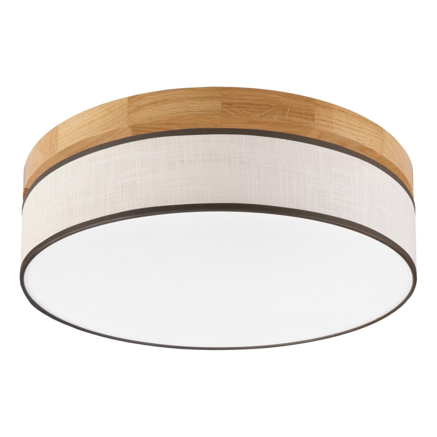 Brilagi - LED-kattovalaisin BELLADONNA LED/36W/230V halkaisija 40 cm kerma/tammi
