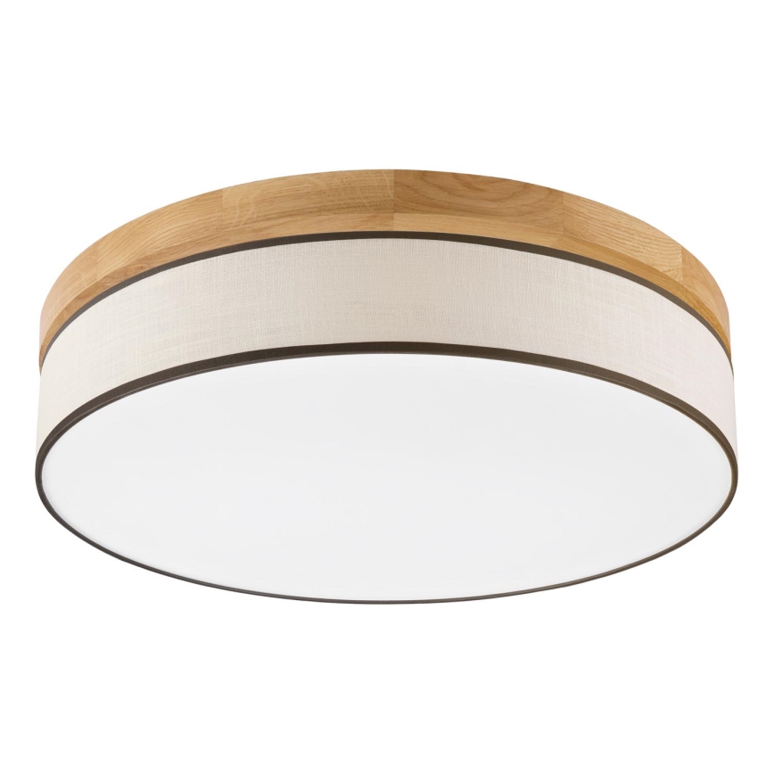 Brilagi - LED-kattovalaisin BELLADONNA LED/36W/230V halkaisija 50 cm kerma/tammi