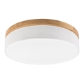 Brilagi - LED-kattovalaisin BELLADONNA LED/36W/230V halkaisija 50 cm valkoinen/tammi