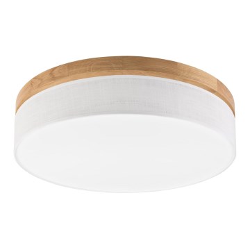 Brilagi - LED-kattovalaisin BELLADONNA LED/36W/230V halkaisija 50 cm valkoinen/tammi