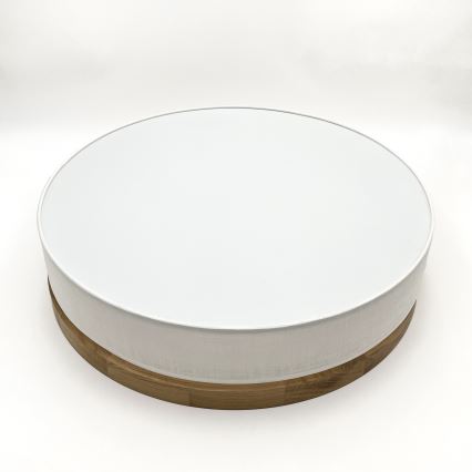 Brilagi - LED-kattovalaisin BELLADONNA LED/36W/230V halkaisija 50 cm valkoinen/tammi