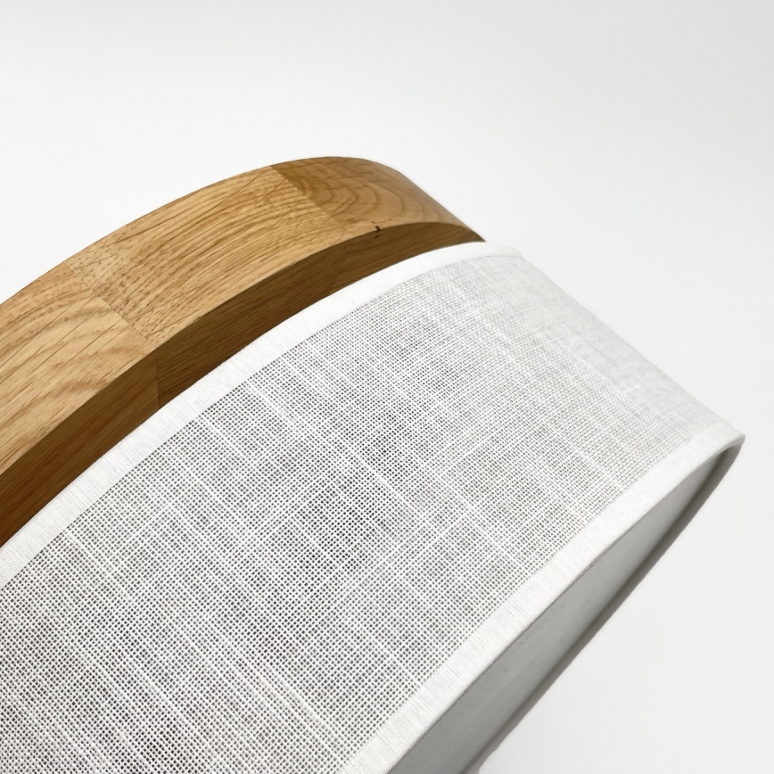 Brilagi - LED kattovalaisin BELLADONNA LED/36W/230V Ø 50 cm valkoinen/tammi